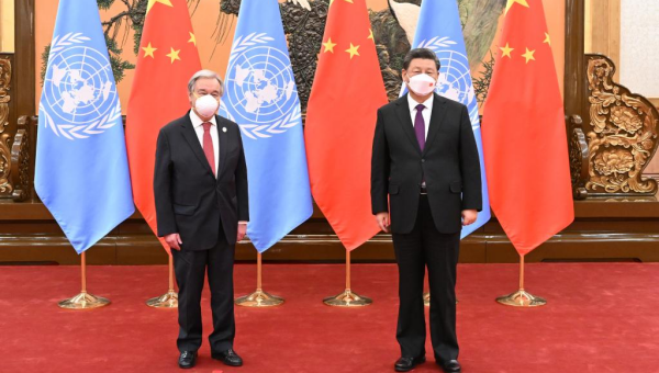 Meeting UN chief, Xi stresses unity, cooperation to tackle global challenges