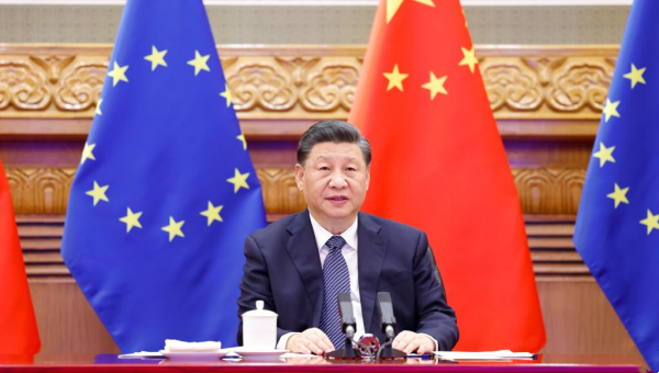 Xi calls on China, EU to add stabilizing factors to turbulent world