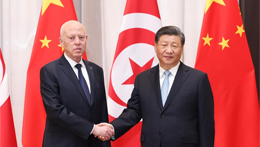 Xi says China supports Tunisia's development path, opposes external interference