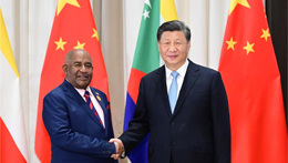 Xi says China supports the Comoros in playing greater role in int'l, regional affairs