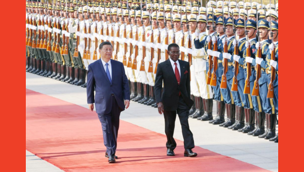 Chinese, Equatorial Guinean presidents hold talks, elevate ties