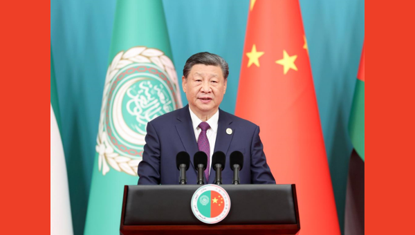 Xi says China ready to work with Arab side to put in place 