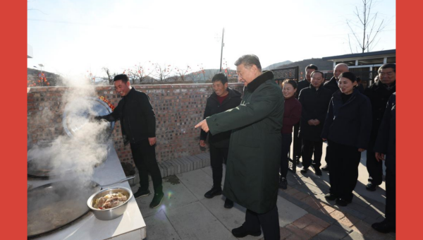 Xi visits flood-affected residents in northeast China