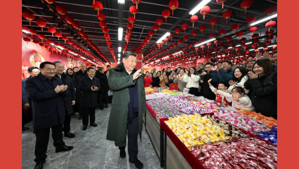 Xi extends Spring Festival greetings to all Chinese during inspection tour