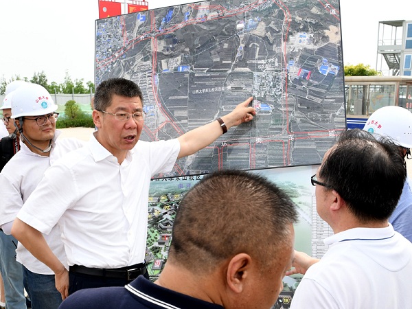 Deputy governor overseers Dongshan campus construction