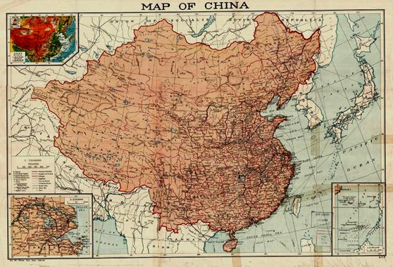 Map of China of 1939