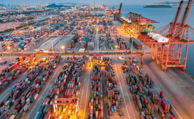 Xiamen Port's container sea-rail intermodal volume exceeds 40,000 TEUs