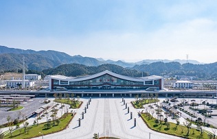 Anhui's Qimen South Station nears completion