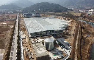 Construction ramps up at Nongfu Spring's new Huangshan plant