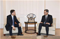 New liaison chief meets HK political heavyweights