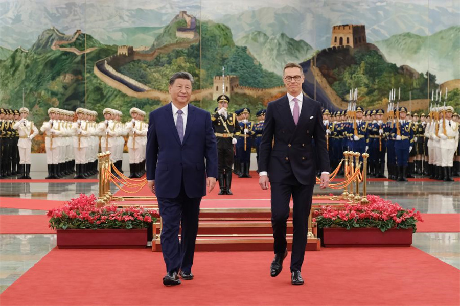 Xi encourages more Sino-Finnish cooperation in emerging industries