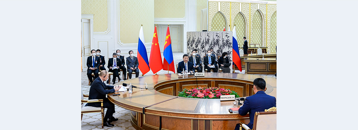 Xi attends sixth meeting of heads of state of China, Russia, Mongolia