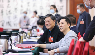 CPPCC National Committee members hold group discussions