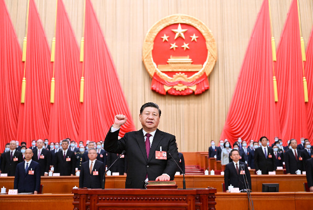 Xi pledges allegiance to Constitution