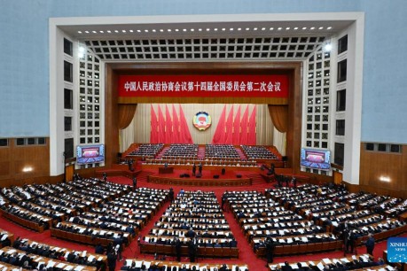 2nd plenary meeting of 2nd session of 14th CPPCC National Committee held in Beijing