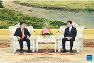 Wang Huning meets visiting KMT delegation