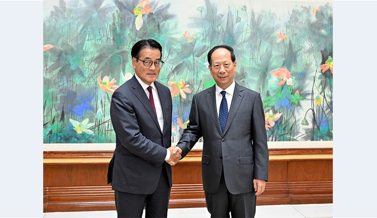 Senior CPC official meets Constitutional Democratic Party of Japan delegation