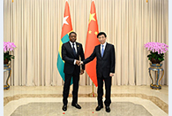 Wang Huning meets Togolese president