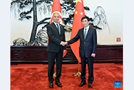 Wang Huning meets Tunisian PM