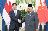 Wang Huning pays official visit to Indonesia