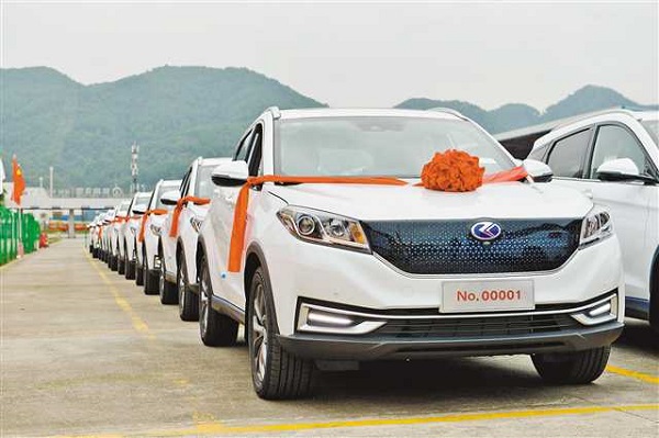 Chongqing's first shipment of new energy vehicles leaves for Europe