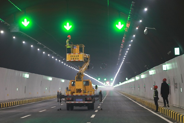 Longxing Tunnel to open to traffic soon