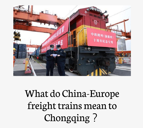 Infographic: Here's what China-Europe freight trains mean to Chongqing