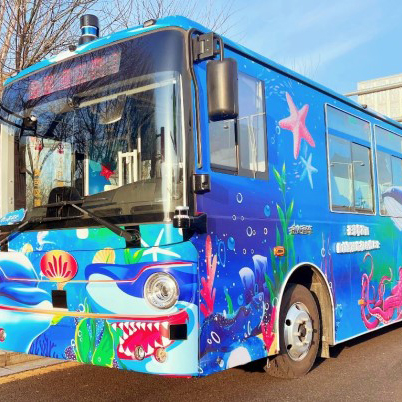 Tianjin welcomes its first automatic tourist bus 