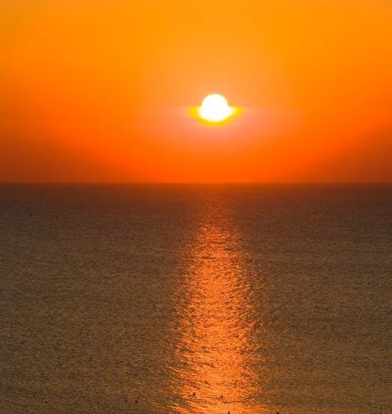 First sunrise of 2026 at Dongdi Park