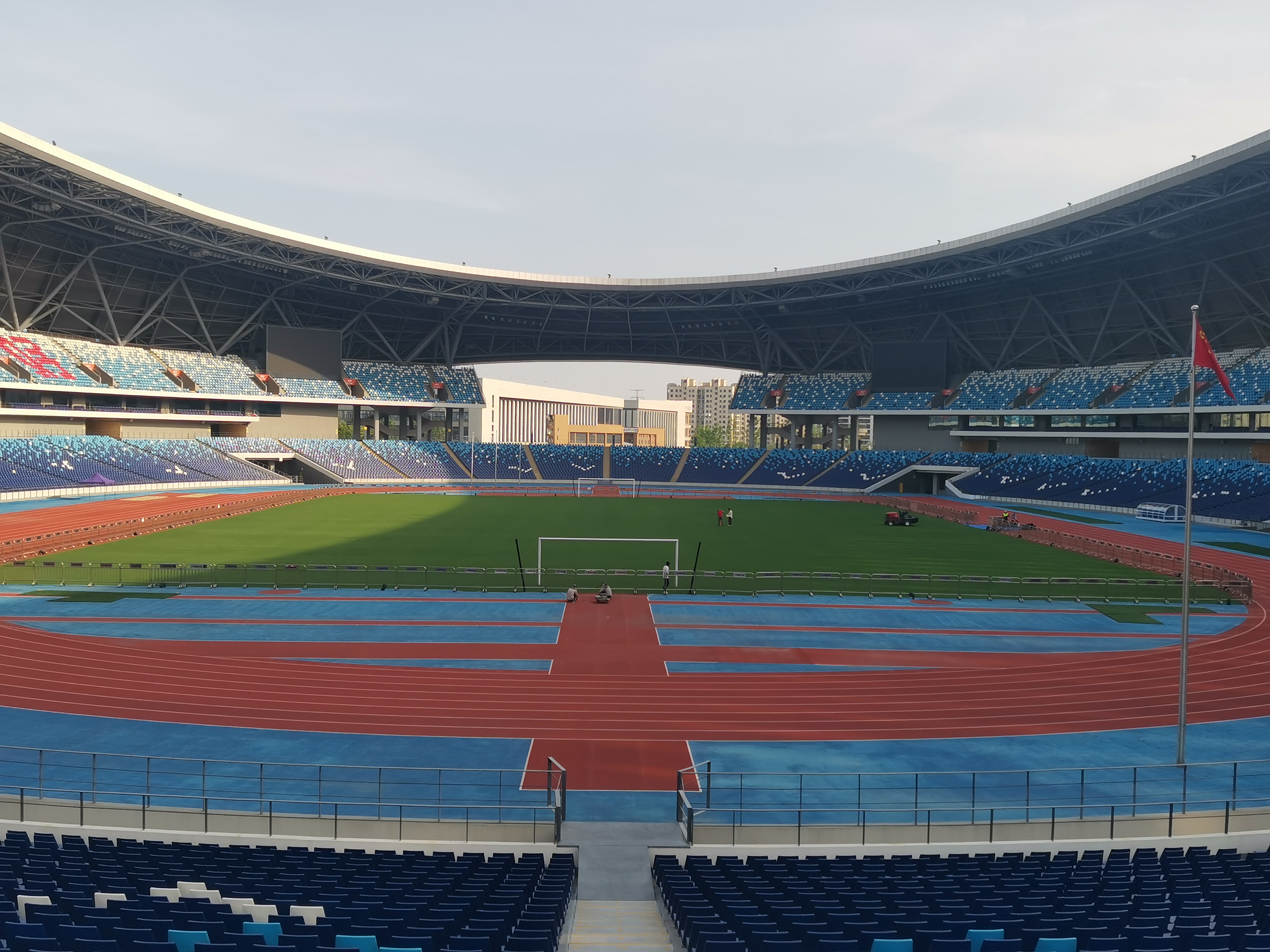 Asian Games' football venue well-prepared with natural turf