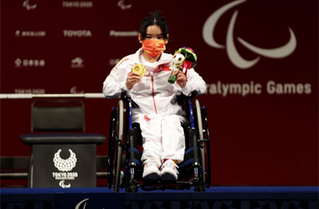China tops medal tally with three more golds at Tokyo Paralympics