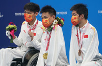 China tops medal tally at halfway mark of Tokyo Paralympics