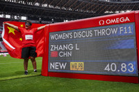 China wins 8 more golds to remain atop medal standings at Tokyo Paralympics