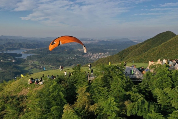 Anji creating a paragliding paradise