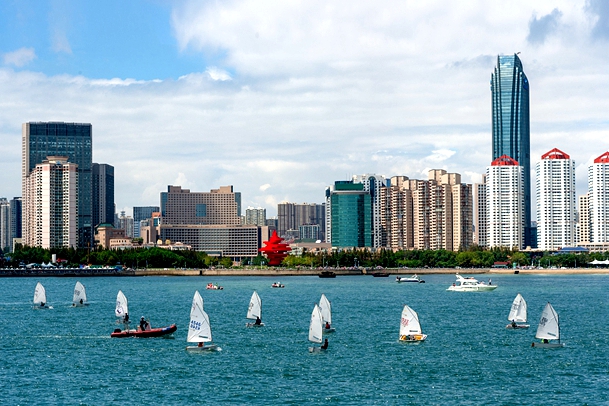 Sailing event of Shandong Port Group Cup starts in Qingdao