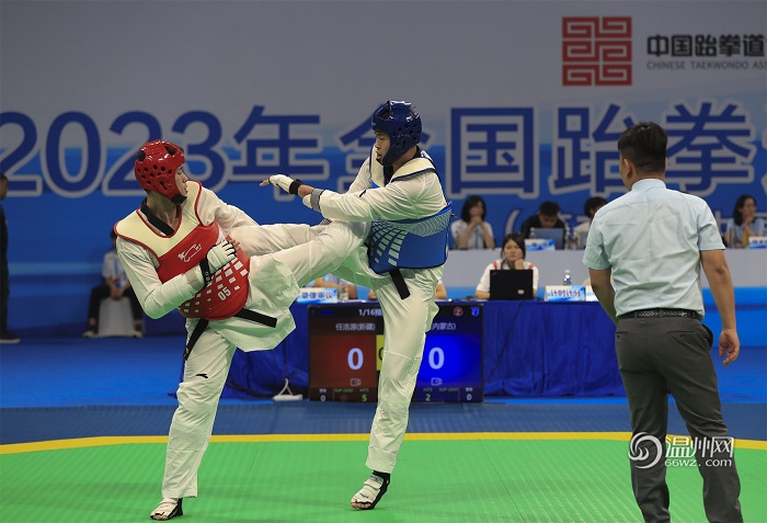 Second leg of national taekwondo championship series kicks off in Wenzhou