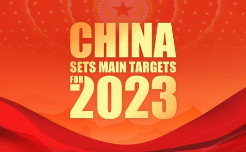 China sets main targets for 2023 in government work report