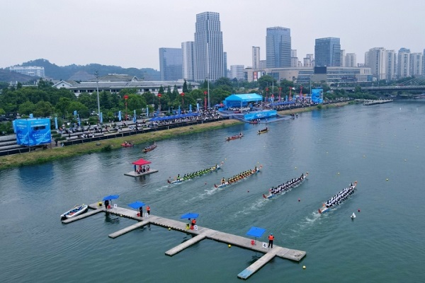 China Dragon Boat Open Championship kicks off in Quzhou