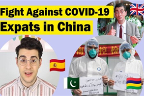 Vlog: Expats in China fight against COVID-19