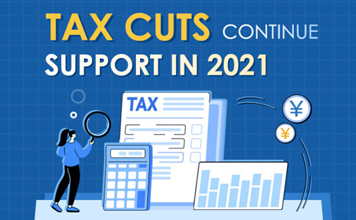 Tax cuts continue support in 2021