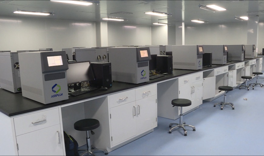 Changshan nucleic acid testing base to be put into use