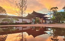 In pics: Root Palace Buddhist Cultural Tourism Zone at sunset