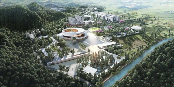 Construction of China's largest Go-themed park in full swing in Quzhou