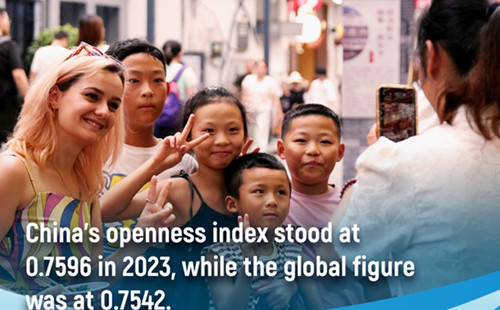 China a bright spot of economic openness