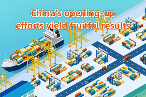 China's opening-up efforts yield fruitful results