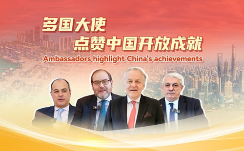 Ambassadors highlight China's opening-up achievements