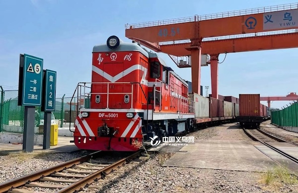 Yiwu dispatches 656 Yixin'ou freight trains in Jan-April