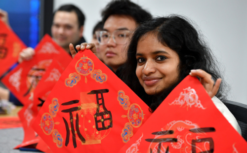 UNNC students welcome New Year Chinese-style