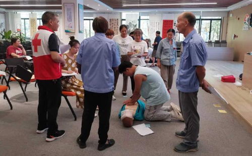 Quzhou' Red Cross base named provincial demonstration site