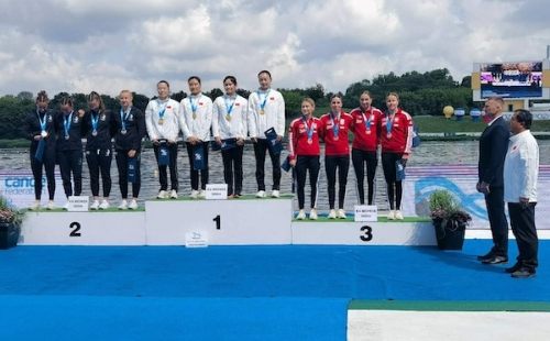 Jiaxing's Li Dongyin wins gold at Canoe Sprint World Cup in Poznan
